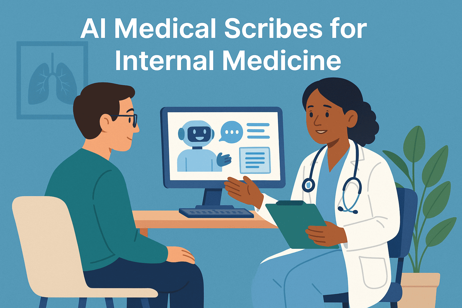 AI Medical Scribes for Internal Medicine