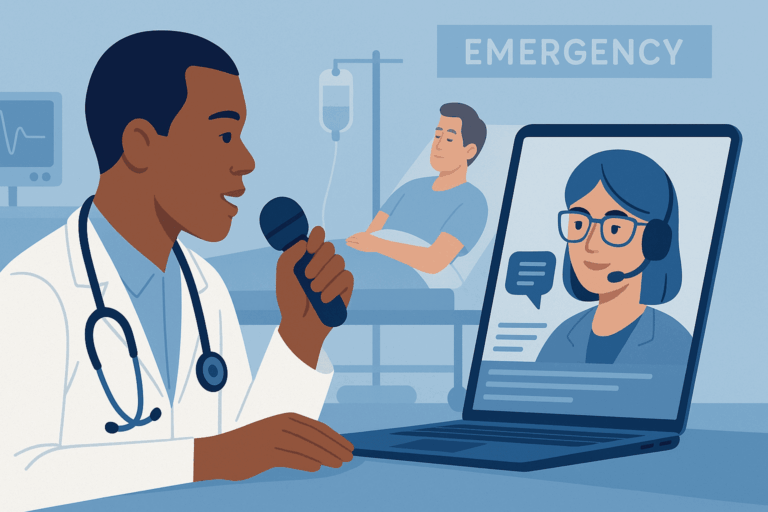 AI Medical Scribes for Emergency Medicine