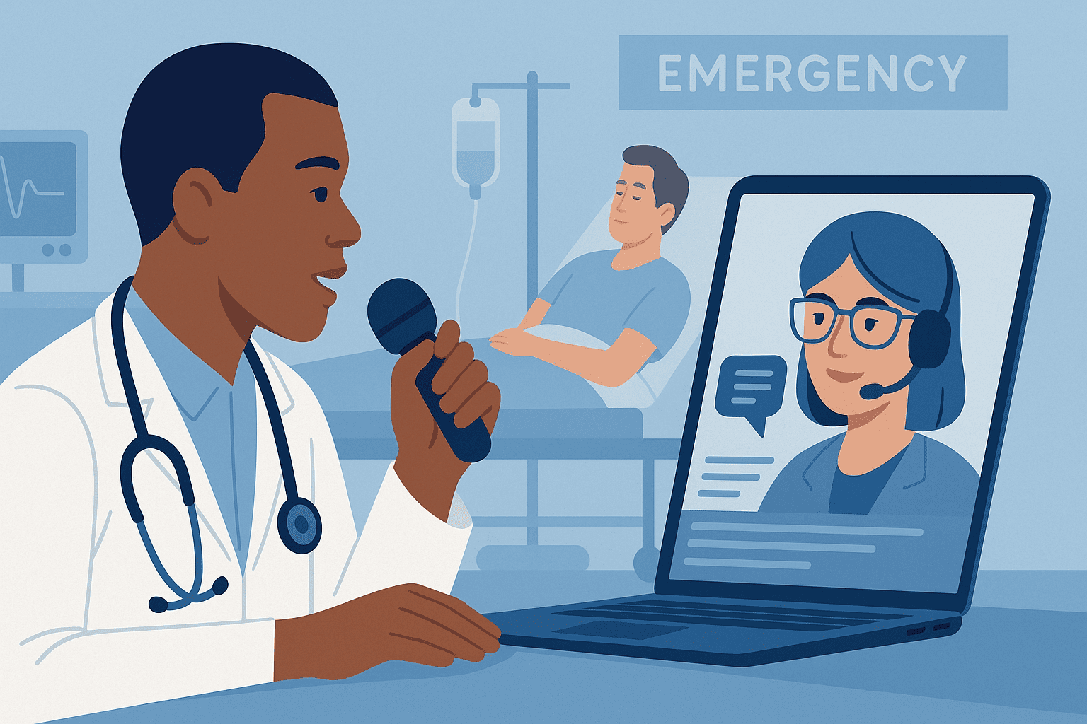 AI Medical Scribes for Emergency Medicine