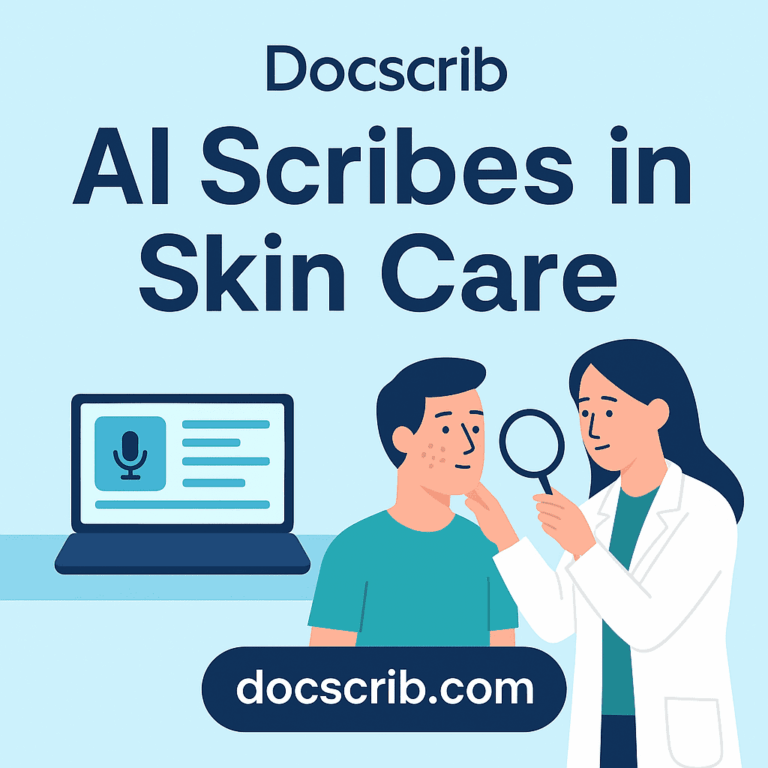 AI Scribes in Skin Care