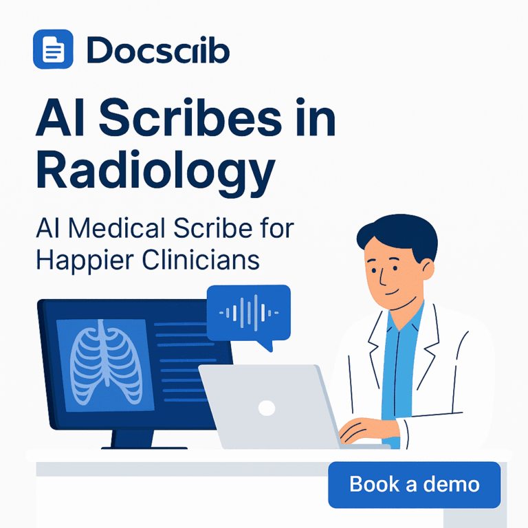 AI Scribes in Radiology