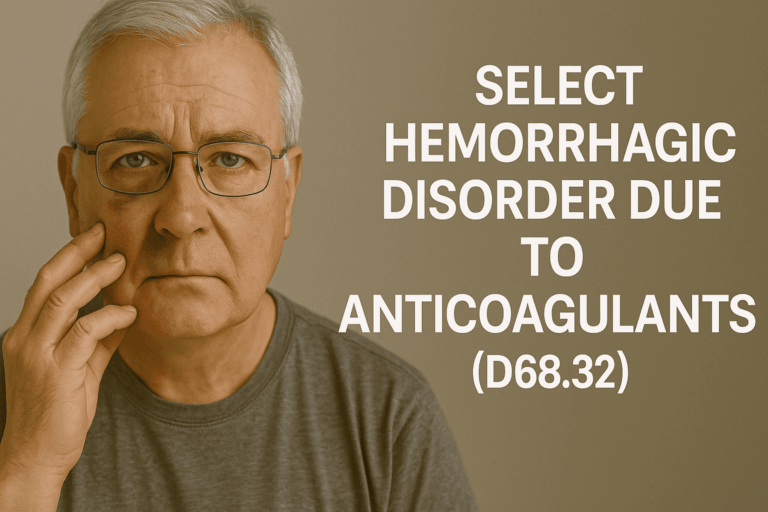Hemorrhagic Disorder Due to Anticoagulants
