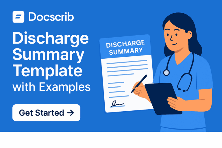 Discharge Summary Template with Examples