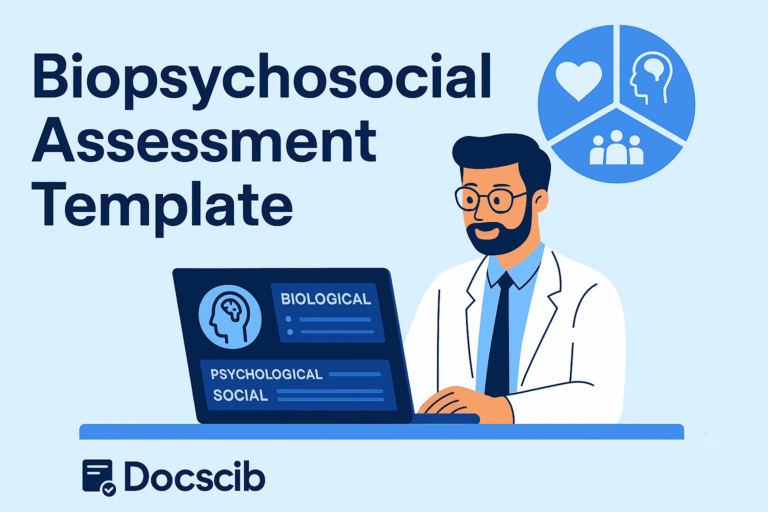 Biopsychosocial Assessment Template