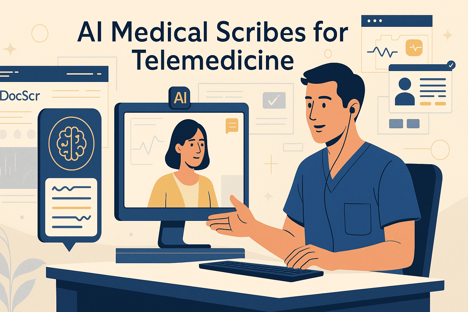 AI Medical Scribes for Telemedicine