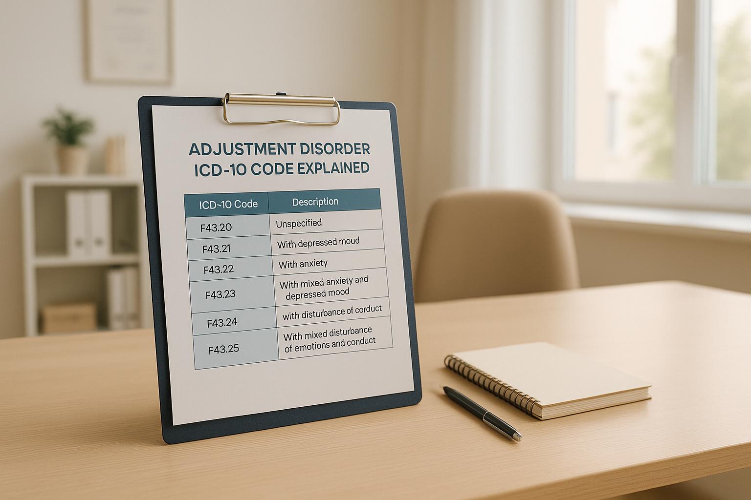 Adjustment Disorder ICD-10 Code Explained