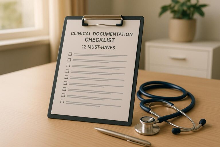 Clinical Documentation Checklist: 12 Must-Haves