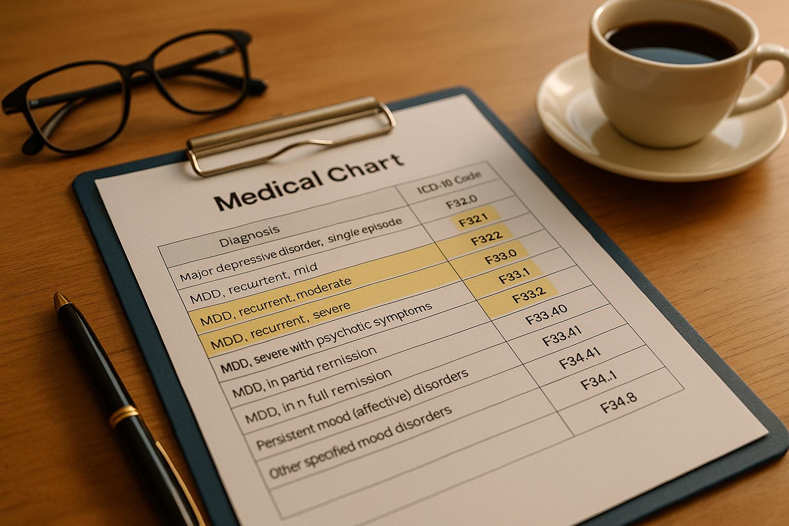 Your Guide to MDD ICD-10 Codes for Accurate Clinical Documentation